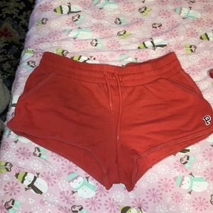 VS pink red shorts